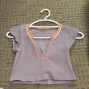 Teens Purple and Orange Urban Outfitters top
